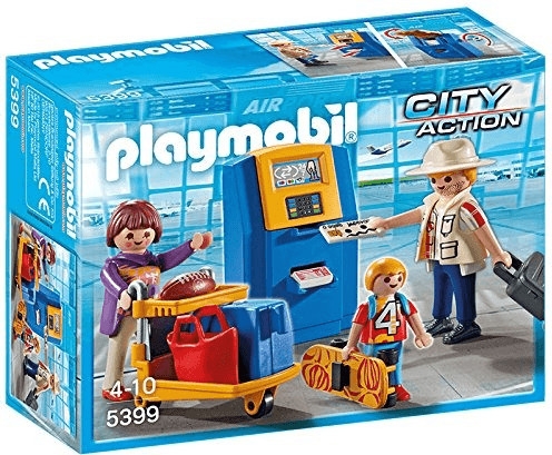 Image of Playmobil City Action - Familie am Check in Automat (5399) - max. 2 Stück pro Bestellung