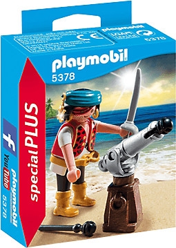 Image of Playmobil Special Plus - Pirat mit Kanone (5378) - max. 2 Stück pro Bestellung