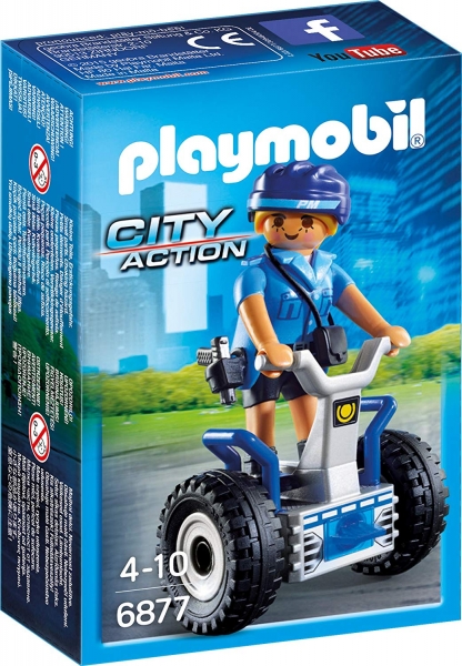 Image of Playmobil City Action 6877 - Polizistin mit Balance-Racer- max. 2 Stück je Bestellung