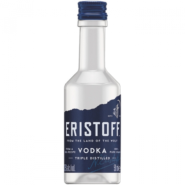 Image of 10 Fl. Eristoff Vodka Mini Classic PET 0,05l