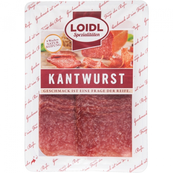 Image of 5 Pkg. Loidl Kantwurst geschn. 75g