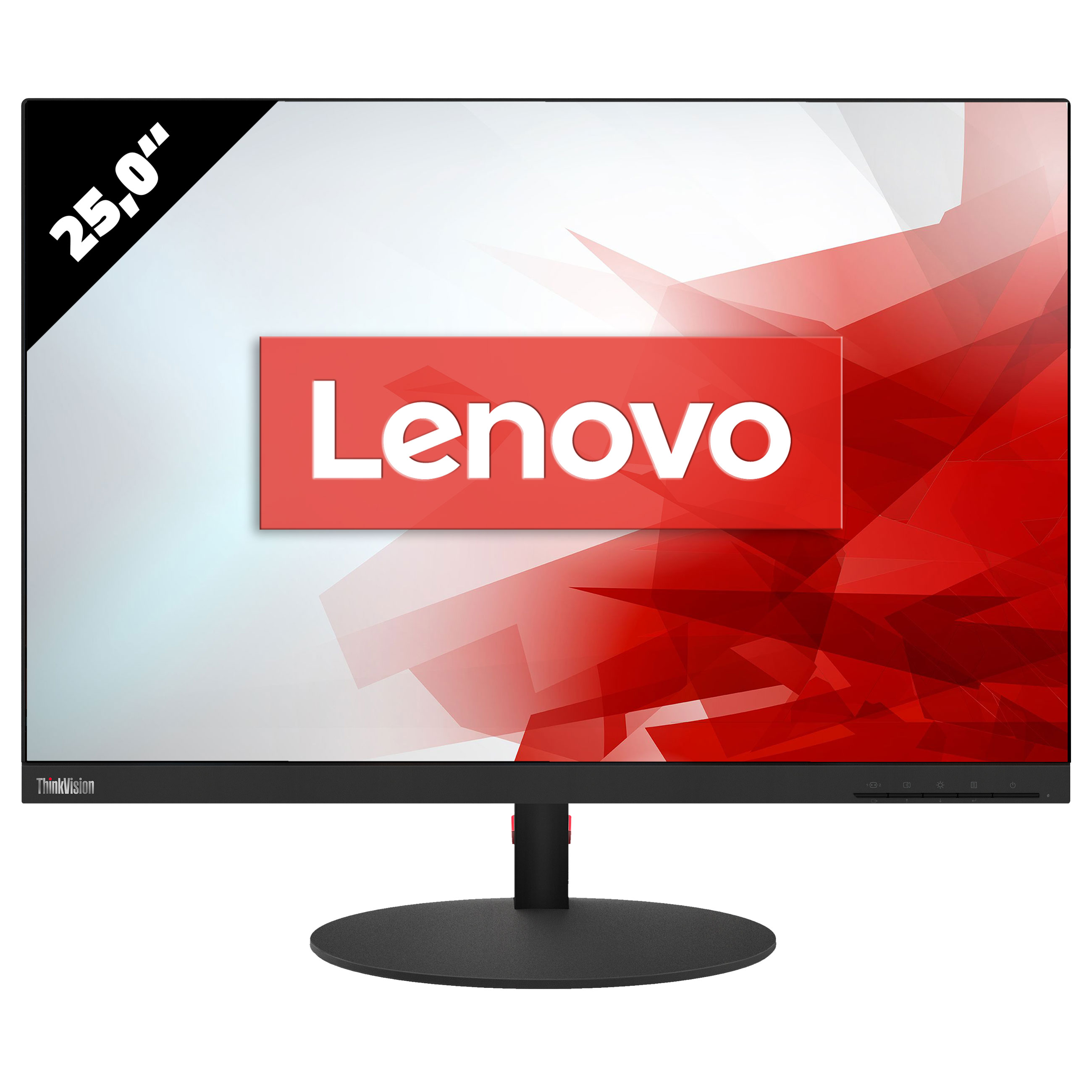 Image of Lenovo ThinkVision T25d-10 - 1920 x 1200 - WUXGAGut - AfB-refurbished