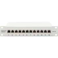 Image of 10" Patchpanel DN-91612S-EA-G, 12-Port, Cat.6a