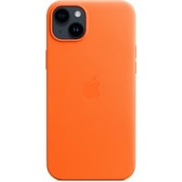 Image of APPLE iPhone 14 Plus Leather Case with MagSafe - Orange (MPPF3ZM/A)