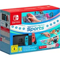 Image of Nintendo Switch Konsole 32GB Grau, Neonblau, Neonrot inkl. Switch Sports + Gurt, inkl. 12 Monate Swi