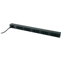 Image of APC Basic Rack PDU Zero U - Steckdosenleiste (Rack - einbaufähig) - Wechselstrom 120/208/230 V - Eingabe, Eingang IEC 60320 C20 - Ausgangsanschlüsse: 15 (IEC 60320 C13) - 0U - 2.5 m - Schwarz - für P/N: AR3100, AR3150, SMX3000RMHV2UNC, SUA2200RMXLI3U, SUA