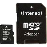 Image of INTENSO 3423470 - MicroSDHC-Speicherkarte 16GB, Intenso Class 10, UHS-1