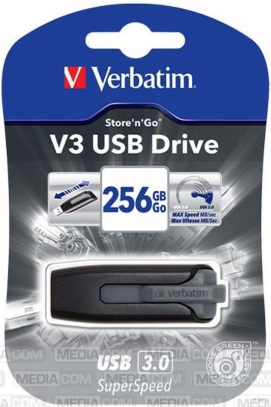 Image of 256 GB USB 3.2 GEN1 Speicherstick, V3 Store on Go in Grau