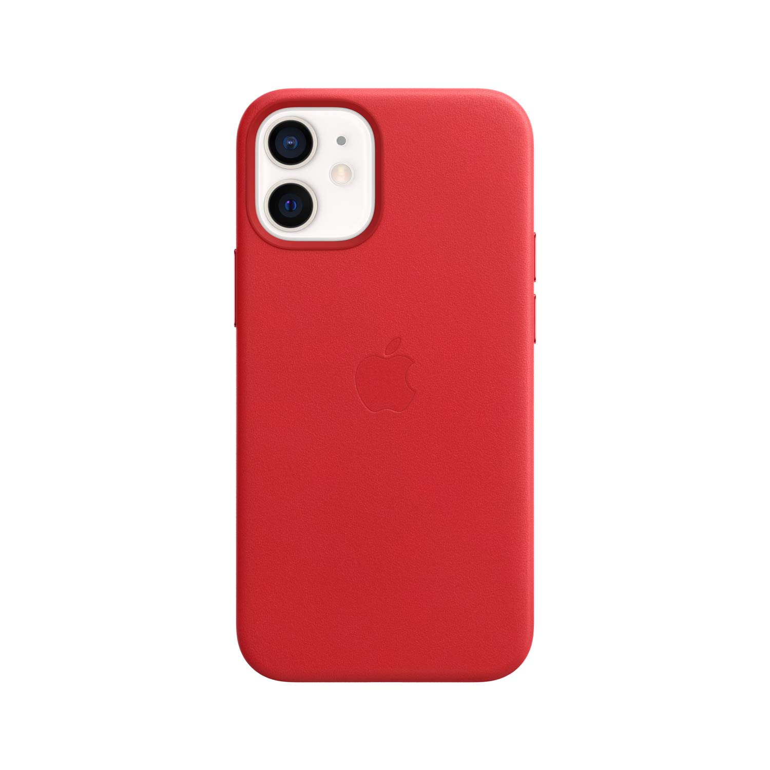 Image of Apple iPhone 12 Mini Leder Case mit MagSafe - Rot