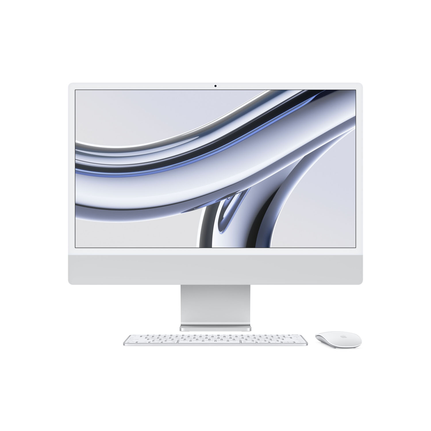 Image of Apple iMac 24'' M3 8-Core CPU 8-Core GPU - 256GB - 8GB Silber - 2023