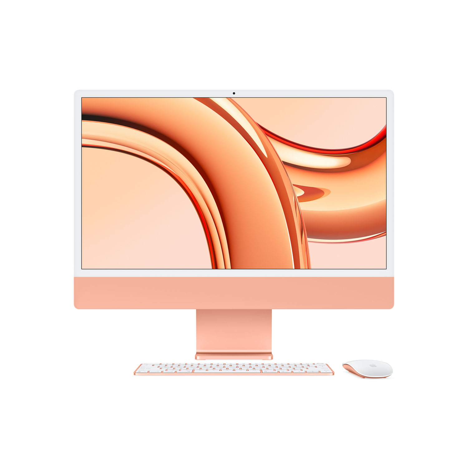 Image of Apple iMac 24'' M3 8-Core CPU 10-Core GPU - 256GB - 8GB Orange - 2023