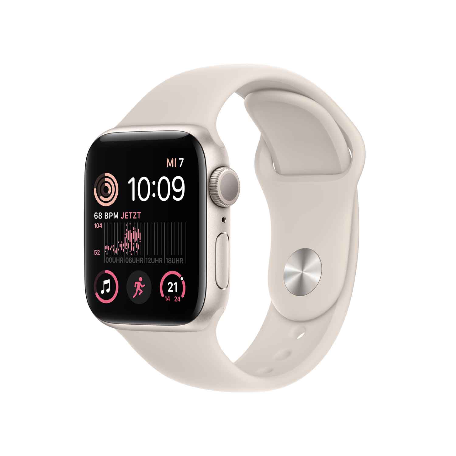 Image of Apple Watch SE Aluminium 40mm Polarstern (Sportarmband polarstern) - 2022