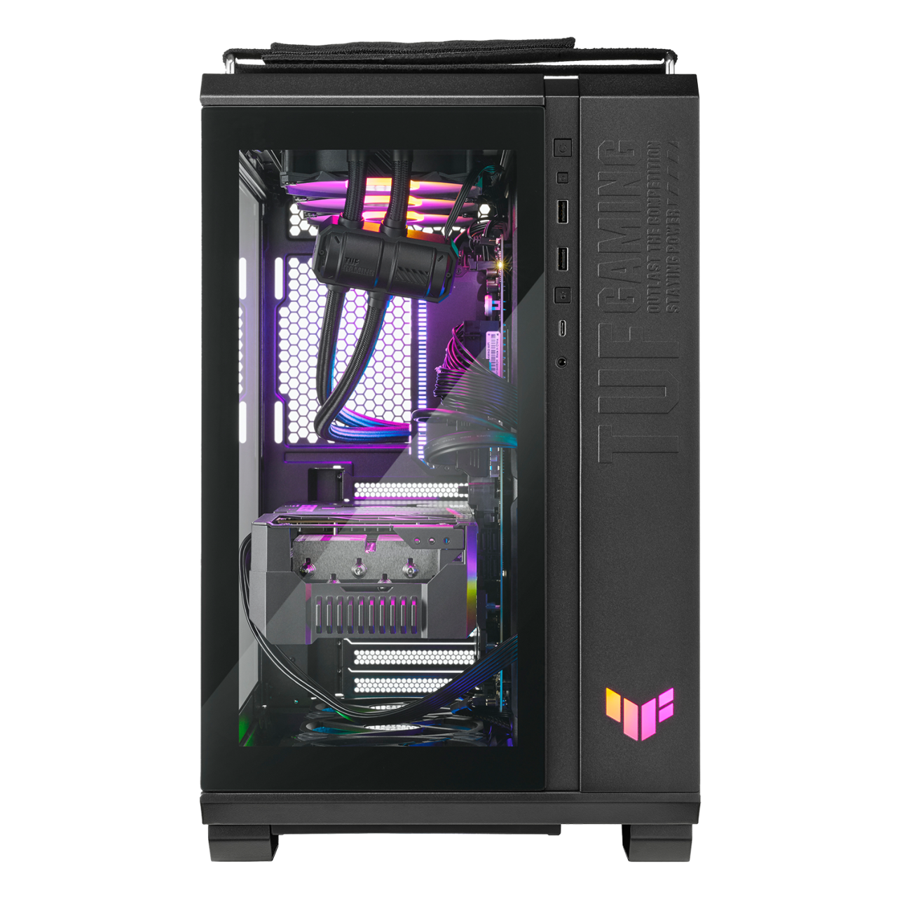 Image of GAMING PC | AMD Ryzen 5 7500F 6x3.70GHz | 16GB DDR5 | RTX 4060 8GB DLSS 3 | 1TB M.2 SSD - Powered by ASUS