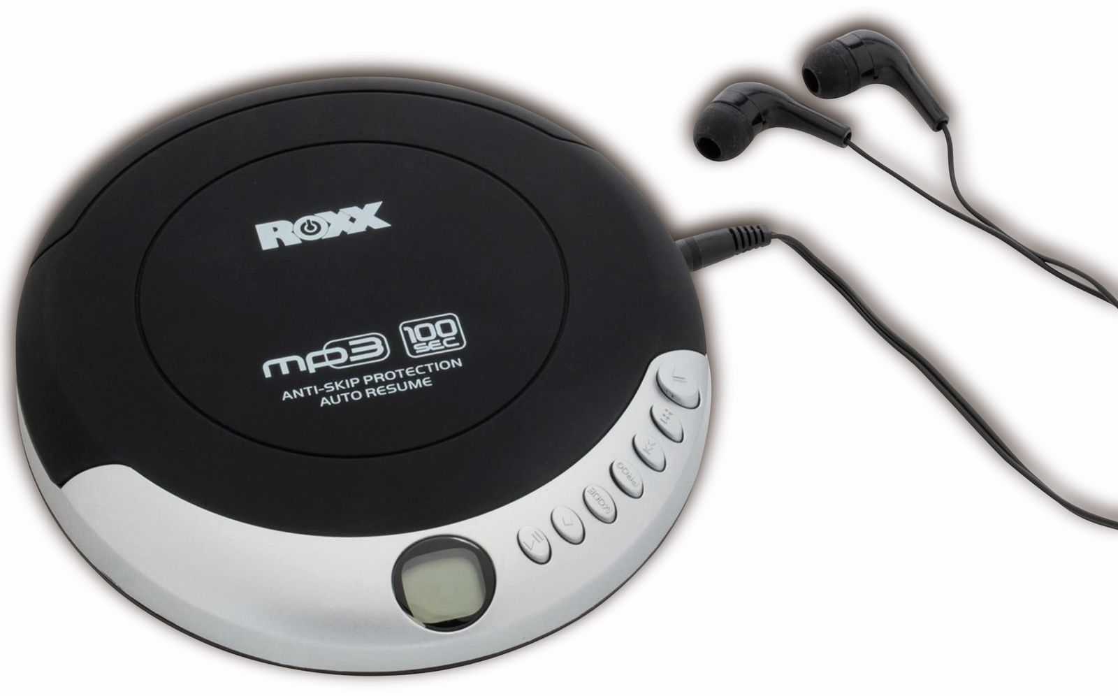 Image of Portabler CD-Player ROXX PCD 501, schwarz