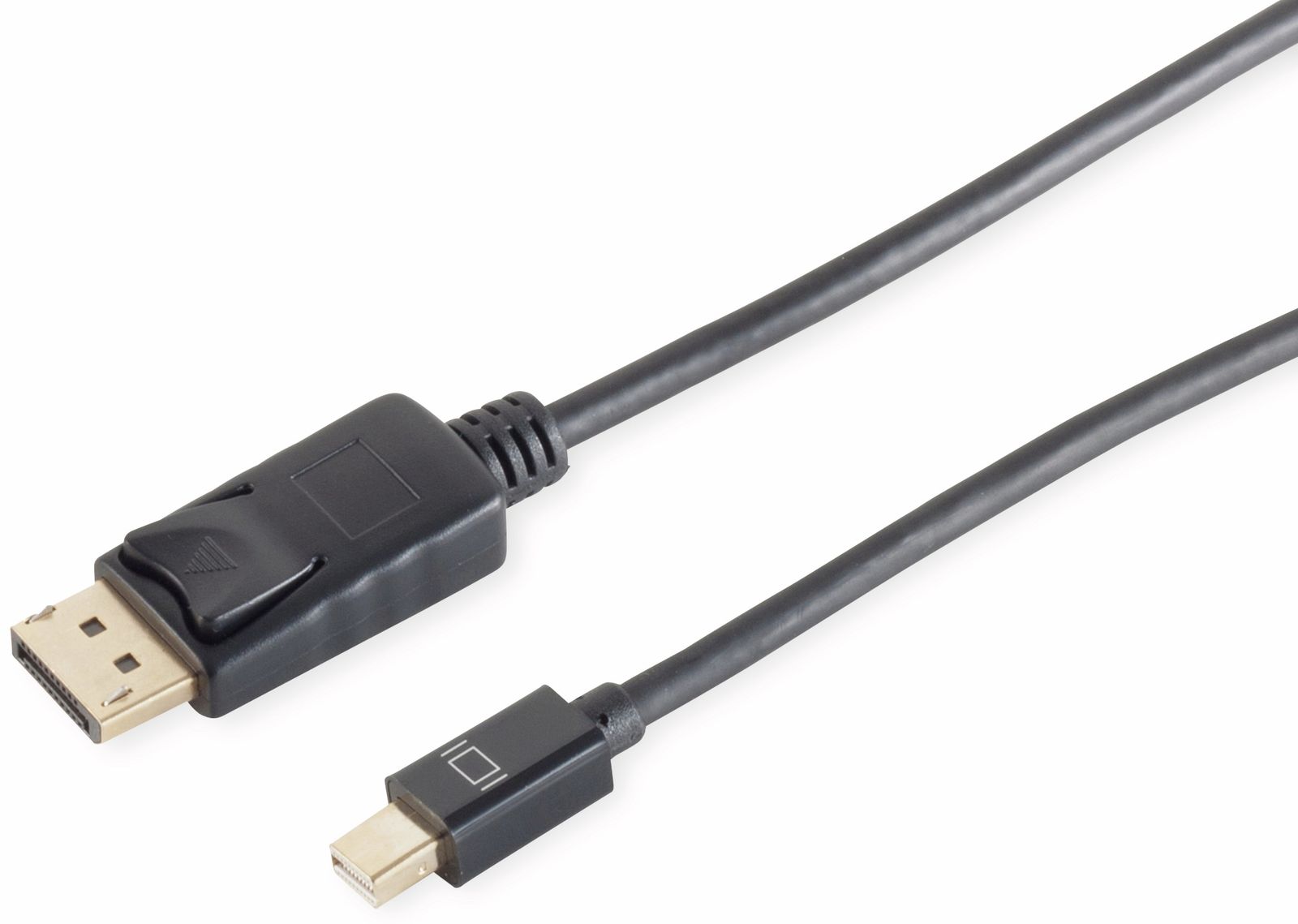 Image of 1.2 DisplayPort-Kabel, MiniDP/DP, Stecker/Stecker, 4K, 1,0 m