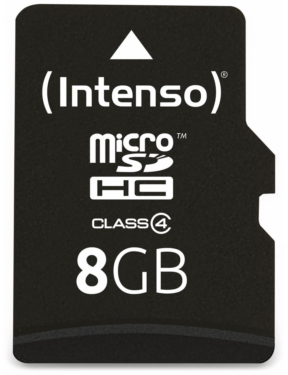 Image of INTENSO MicroSDHC Card, 8 GB,