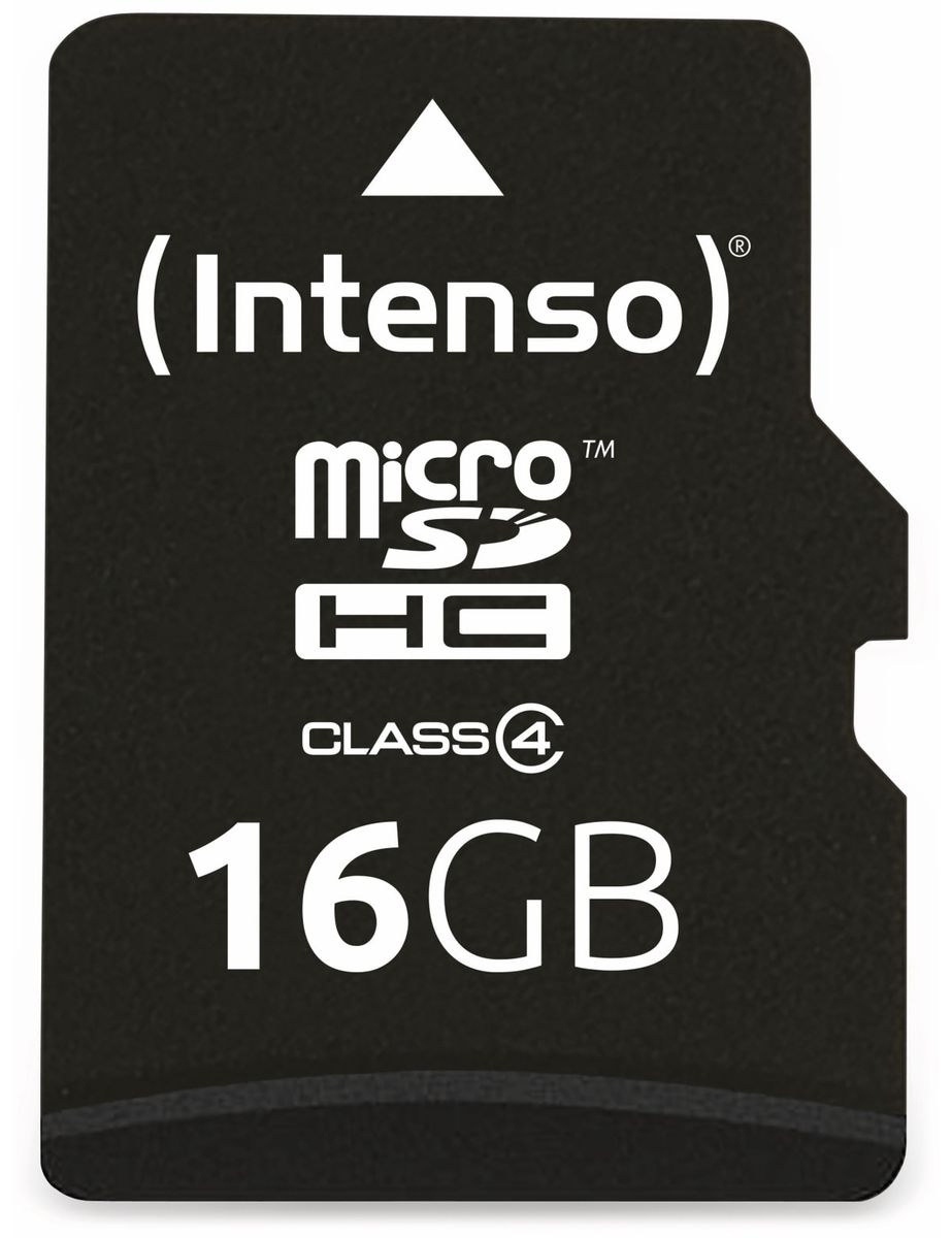 Image of INTENSO MicroSDHC Card 16 GB