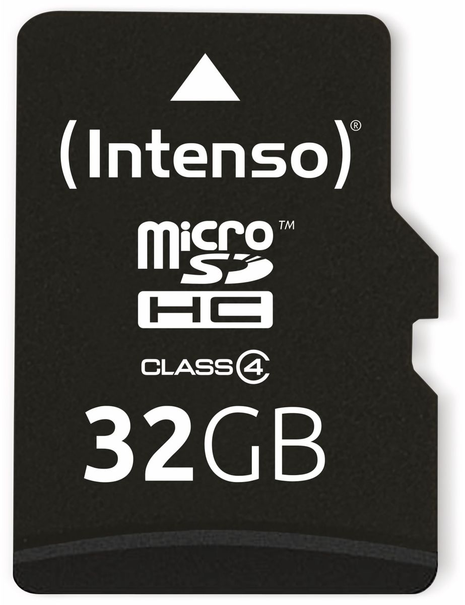 Image of INTENSO MicroSDHC Card, 32 GB, CLASS 4,