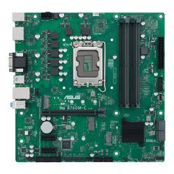 Image of Asus PRO B760M-C-CSM Mainboard Sockel (PC) Intel® 1700 Formfaktor (Details) Micro-ATX Mainboard-Chipsatz Intel® B760