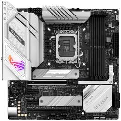 Image of Asus ROG STRIX B760-G GAMING WIFI Mainboard Sockel (PC) Intel® 1700 Formfaktor (Details) Micro-ATX Mainboard-Chipsatz Intel® B760