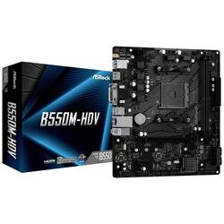 Image of ASRock B550M-HDV Mainboard Sockel (PC) AMD AM4 Formfaktor (Details) Micro-ATX Mainboard-Chipsatz AMD® B550