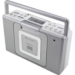 Image of soundmaster BCD480 CD-Radio UKW AUX, CD spritzwassergeschützt Silber