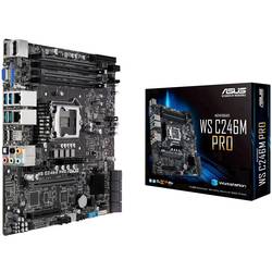 Image of Asus MB WS C246M PRO C246 PCH Mainboard Sockel (PC) Intel® 1151 Formfaktor (Details) Micro-ATX Mainboard-Chipsatz Intel® C246