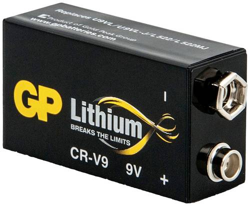 Image of GP Batteries GPCR9VSTD565C1 9V Block-Batterie Lithium 800 mAh 9V 1St.