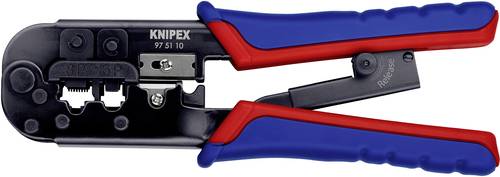 Image of Knipex 97 51 10 Crimpzange Modularstecker (Westernstecker) RJ11, RJ12, RJ45