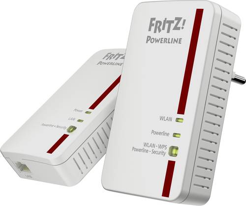 Image of AVM FRITZ!Powerline 1240E WLAN Set Powerline WLAN Starter Kit 20002745 1200MBit/s