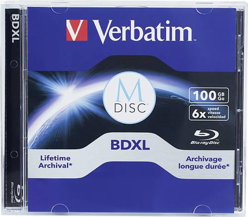 Image of Verbatim 98912 M-DISC Blu-ray Rohling 100GB 1 St. Jewelcase