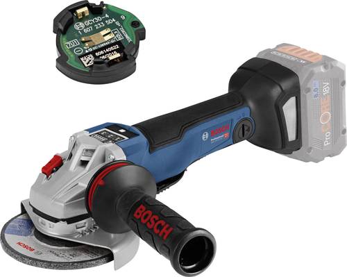 Image of Bosch Professional GWS 18V-10 PSC 06019G3F0B Akku-Winkelschleifer 125mm ohne Akku, inkl. Koffer 18V