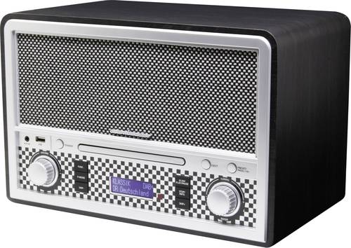 Image of Soundmaster NR955SW CD-Radio DAB+, UKW AUX, Bluetooth®, CD, USB Schwarz