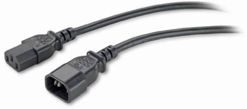 Image of APC Strom Anschlusskabel [1x Kaltgeräte-Buchse C13 - 1x Kaltgeräte-Stecker C14] 2.40m Schwarz