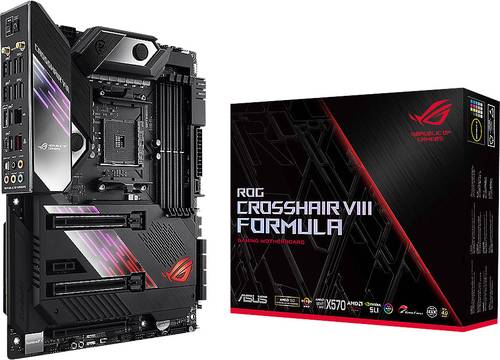 Image of Asus ROG Crosshair VIII Formula Mainboard Sockel (PC) AMD AM4 Formfaktor (Details) ATX Mainboard-Chi