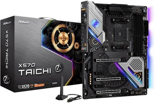 Image of ASRock X570 Taichi Mainboard Sockel (PC) AMD AM4 Formfaktor (Details) ATX Mainboard-Chipsatz AMD® X