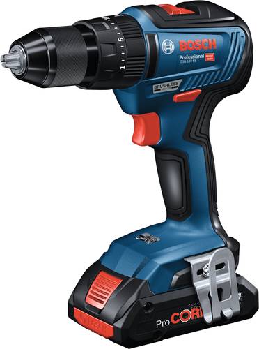 Image of Bosch Professional GSB 18V-55 Solo 2-Gang-Akku-Schlagbohrschrauber