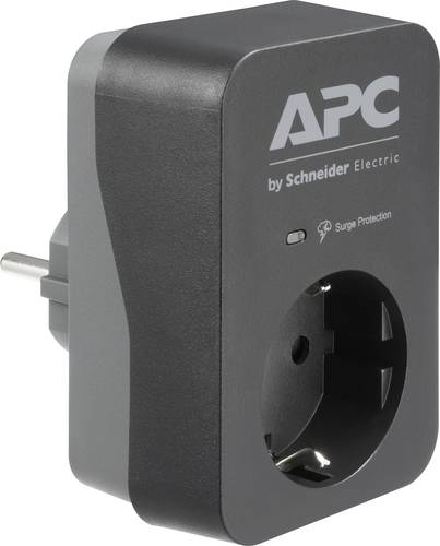 Image of APC PME1WB-GR Überspannungsschutz-Zwischenstecker Schwarz