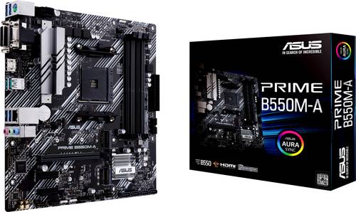 Image of Asus PRIME B550M-A Mainboard Sockel (PC) AMD AM4 Formfaktor (Details) Micro-ATX Mainboard-Chipsatz A