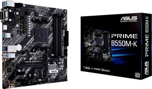 Image of Asus PRIME B550M-K Mainboard Sockel (PC) AMD AM4 Formfaktor (Details) Micro-ATX Mainboard-Chipsatz A