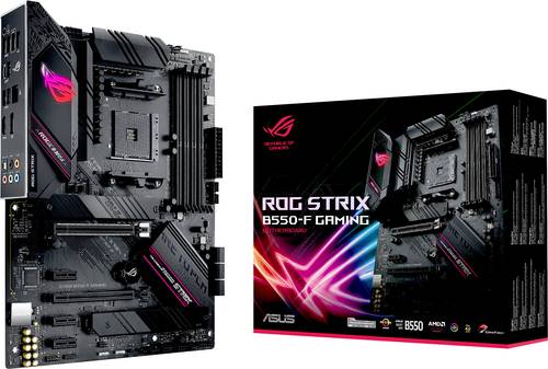 Image of Asus ROG STRIX B550-F GAMING Mainboard Sockel (PC) AMD AM4 Formfaktor (Details) ATX Mainboard-Chipsa