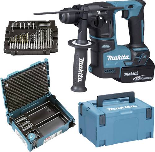 Image of Makita -Akku-Bohrhammer 18V 3.0Ah Li-Ion inkl. 2. Akku, inkl. Ladegerät, inkl. Koffer