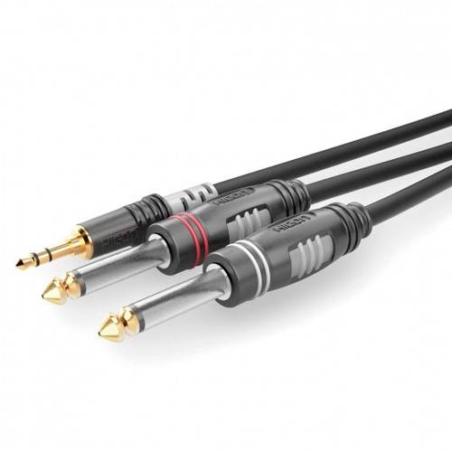 Image of Sommer Cable HBA-3S62-0090 Klinke Audio Anschlusskabel [1x Klinkenstecker 3.5mm - 2x Klinkenstecker