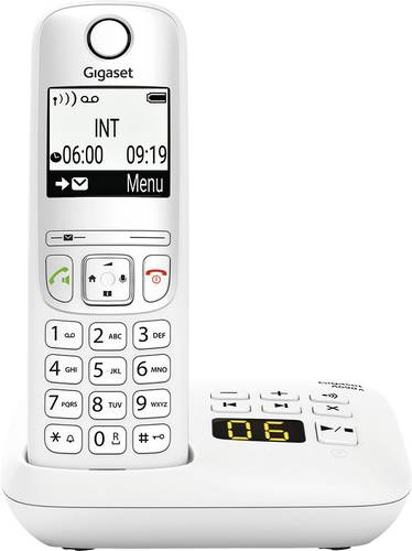 Image of Gigaset A690A DECT/GAP Schnurloses Telefon analog Anrufbeantworter Weiß