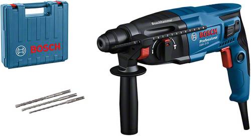 Image of Bosch Professional GBH 2-21 SDS-Plus-Bohrhammer 230V 720W mit Zubehör, inkl. Koffer