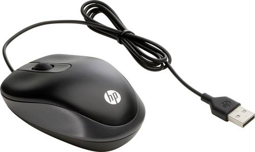 Image of HP Maus USB Optisch Schwarz, Grau 3 Tasten 1000 dpi