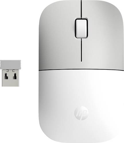 Image of HP Z3700 - Maus - kabellos - 2.4 GHz - kabelloser Empfänger (USB) - Ceramic White (171D8AA#ABB)