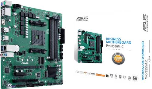 Image of Asus PRO B550M-C/CSM Mainboard Sockel (PC) AMD AM4 Formfaktor (Details) Micro-ATX Mainboard-Chipsatz