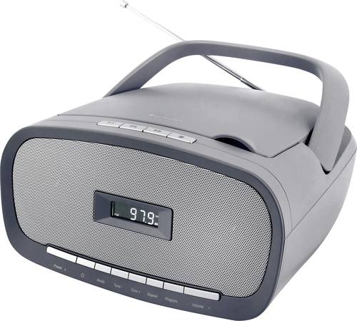 Image of Soundmaster SCD1900 CD-Radio UKW AUX, CD, USB Grau