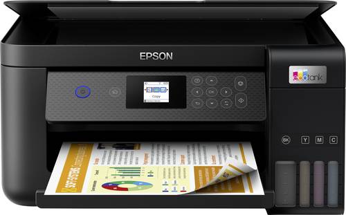 Image of Epson ET-2850 Multifunktionsdrucker A4 Drucker, Scanner, Kopierer Duplex, Tintentank-System, USB, WL
